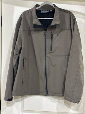 Free Country Men's Taupe Lightweight Softshell Jacket